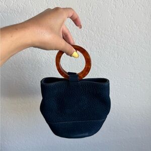 Simon Miller Suede Top Handle Bag
